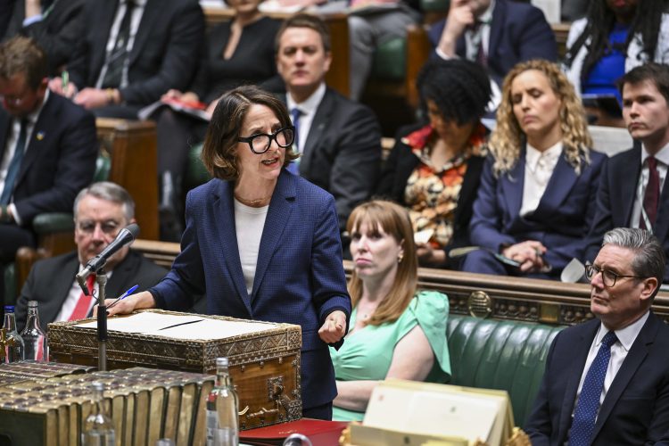 Liz Kendall speaking in the Commons
