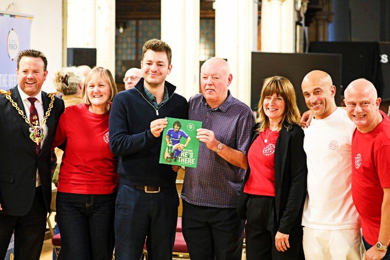 Jack Abbott MP with the team behind Ipswich Book Festival